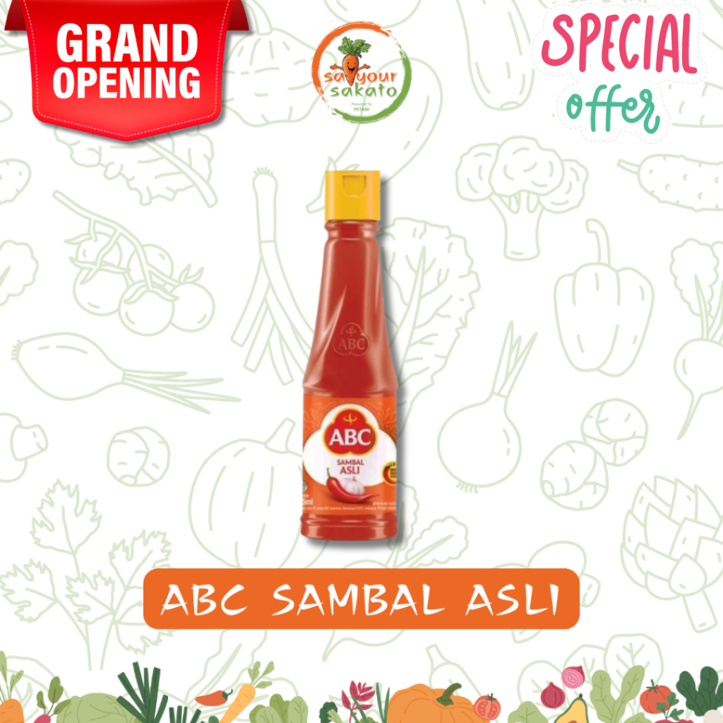 

Sambal Botol ABC 135ml Saiyour Sakato