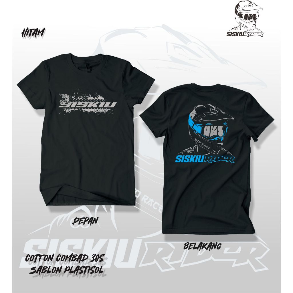 Kaos Siskiu/ Kaos Siskiu Rider Indonesia/ Kaos Polygon/ Kaos Goweser
