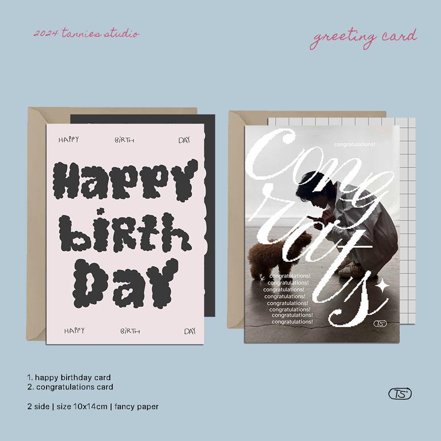 

New Additional Greeting Card | tannies studio