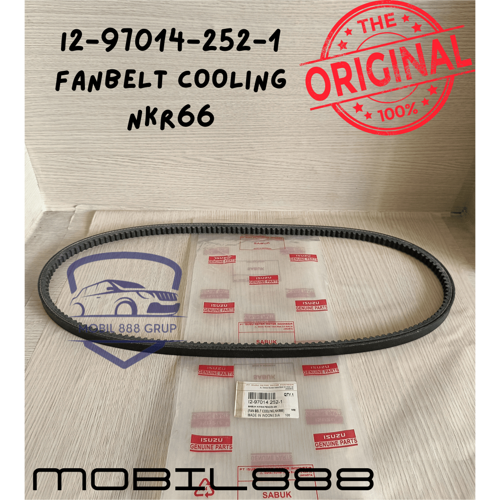 Fanbelt/sabuk/tali kipas AC ELF/NKR66 original I2-97014 252-1