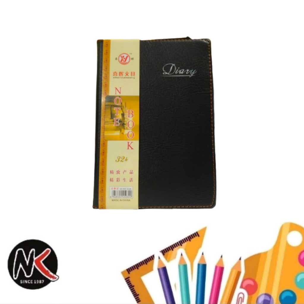 

Buku Diary Xihuy Notebook /Diary Book Xihuy Notebook Hitam
