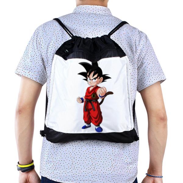 Tas Serut (DrawstringBackpacek) Goku kecil  koleksi anime, souvenir, hadiah kren.souvenir gift.