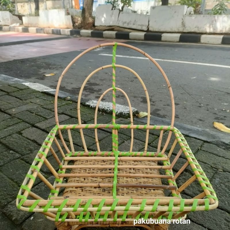 Parsel Rotan Lebaran/Imlek/ Natal - Keranjang Rotan Parsel Sender Serbaguna