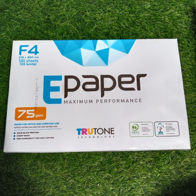 

KF | 1 RIM Kertas HVS EPAPER F4 75 gr - SATUAN