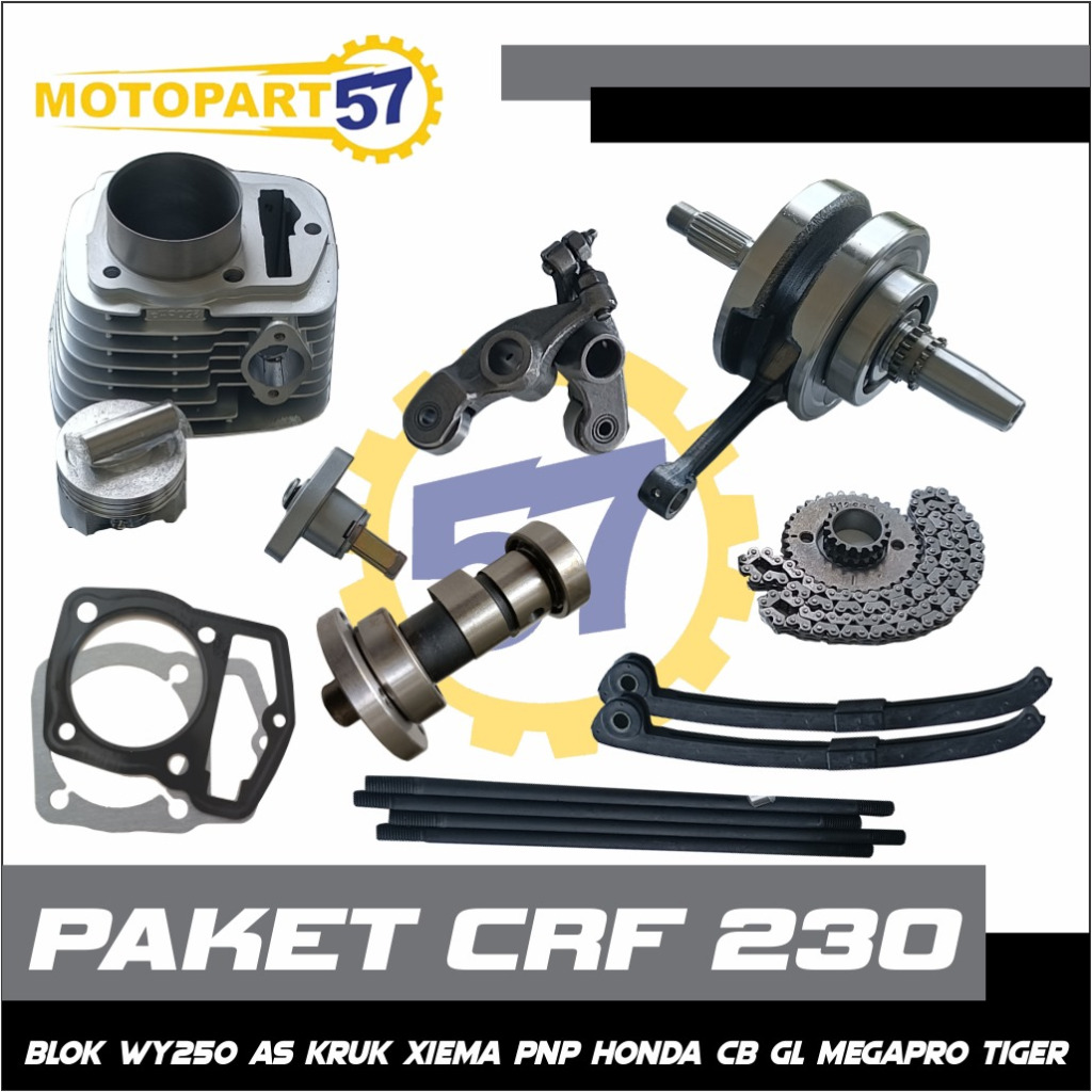 Paket Bore Up  CB Tiger Megapro GL Neotech Series 230cc Xiema Import