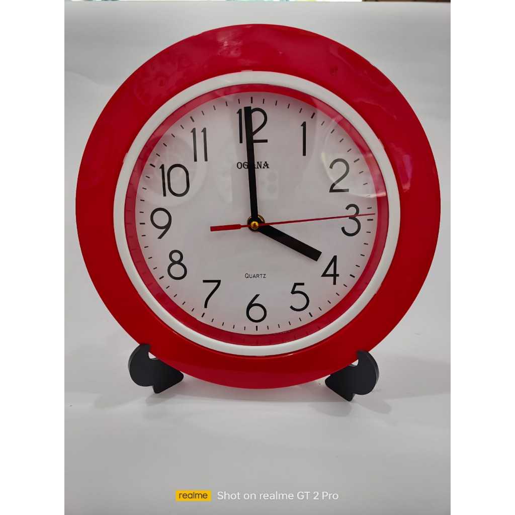 jam dinding ogana / jam dinding anak / jam dinding mini / jam dinding makassar / jam dinding merah