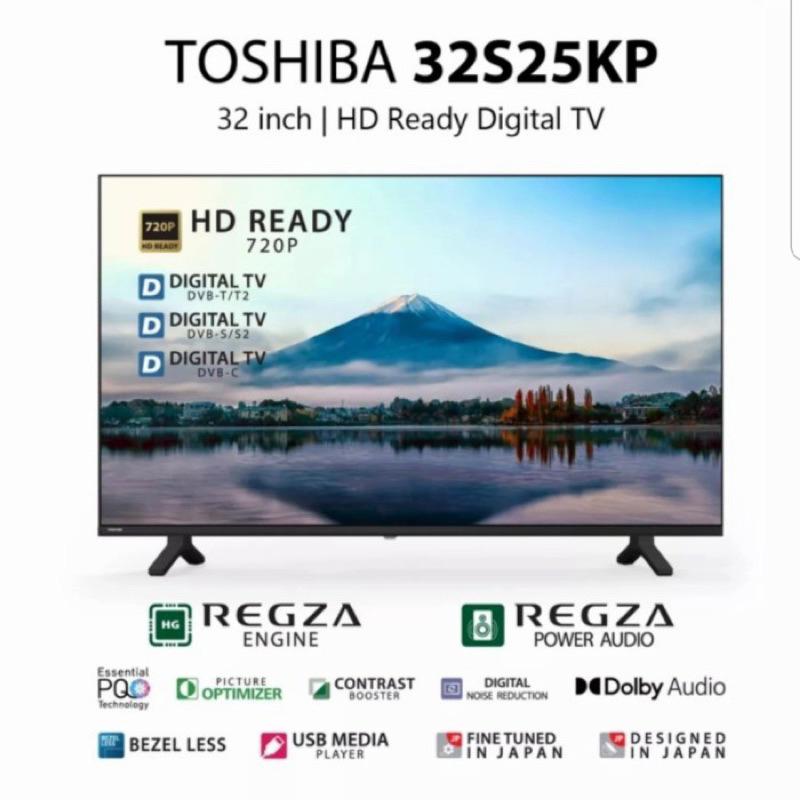 Toshiba 32S25KP Digital LED Toshiba TV 32 inch Toshiba digital tv 32 inc [32 Inch/ HD/ HDMI]