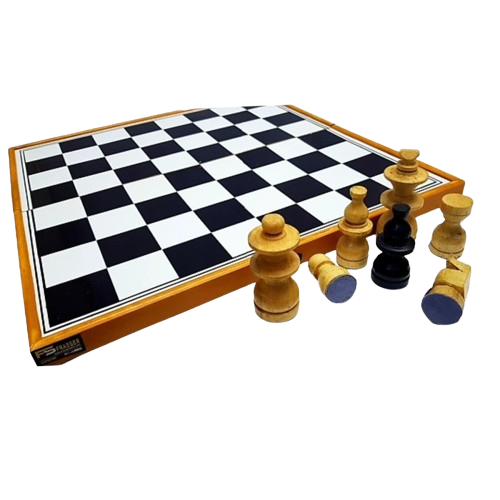 Papan catur - catur kayu besar 50cm XL murah lengkap