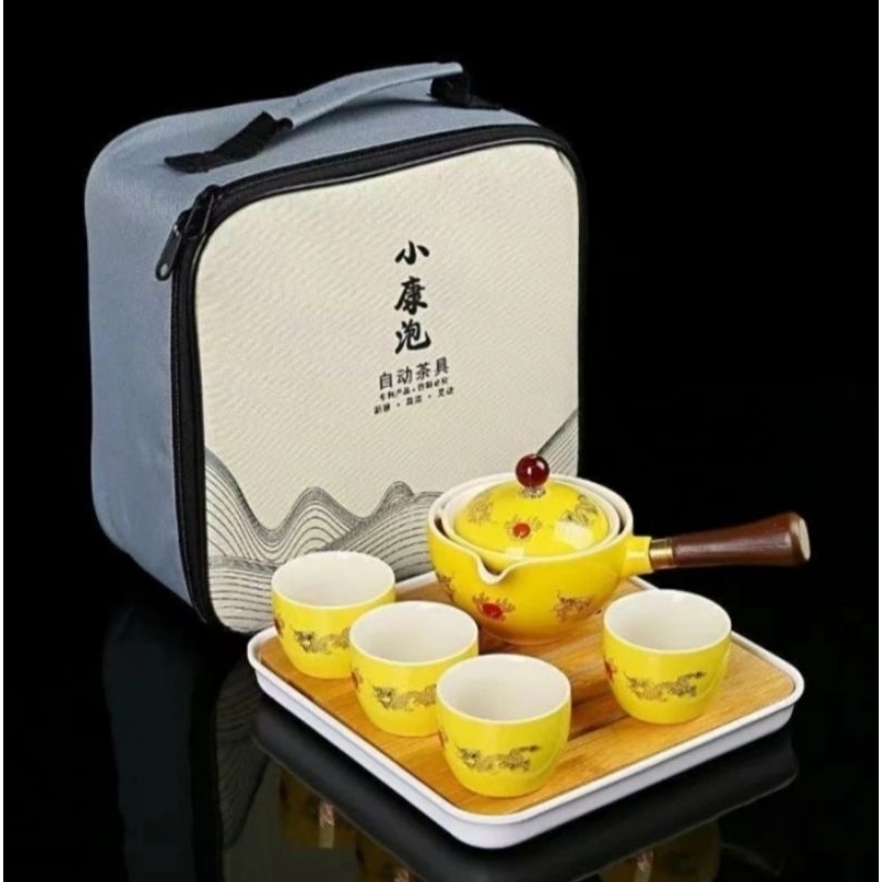 Chinese Teapot Set Ceramik Naga Cup Teko Cangkir Poci Teh Tea Pot