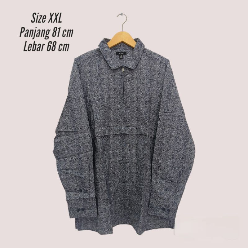 Kemeja pria lengan panjang bigsize alfani original