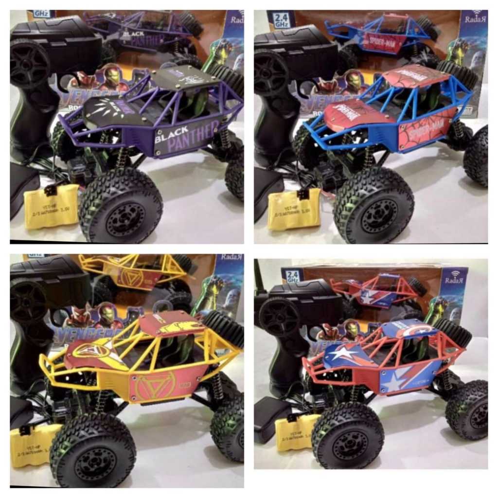 Promo Herocar Rc 1:18 Mobil Remot Control Offroad Rc Rock Crawler Avenger Ban Besar Jeep 2.4 Ghz