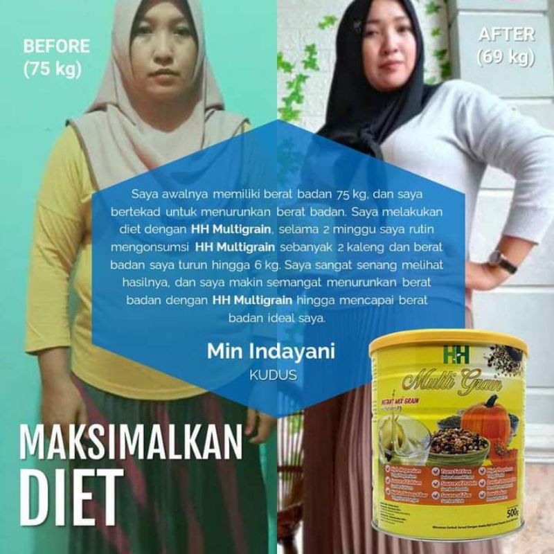 

SEREAL HH MULTI GRAIN SUPLEMEN UNTUK DIET DAN PENURUN KOLESTROL BPOM