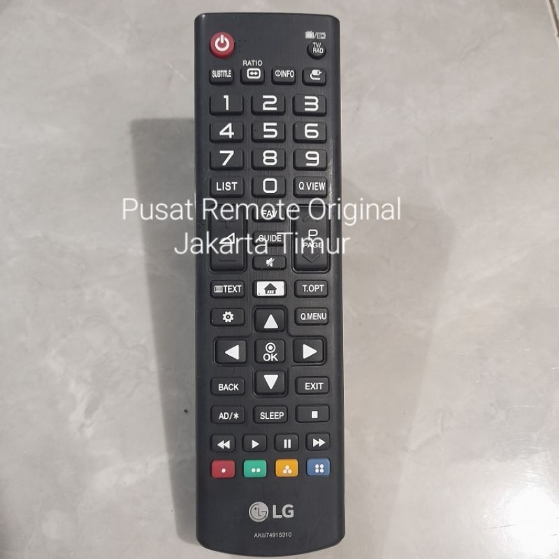 REMOTE REMOT TV LED LCD LG SLEEP AKB74915310 ORIGINAL ASLI