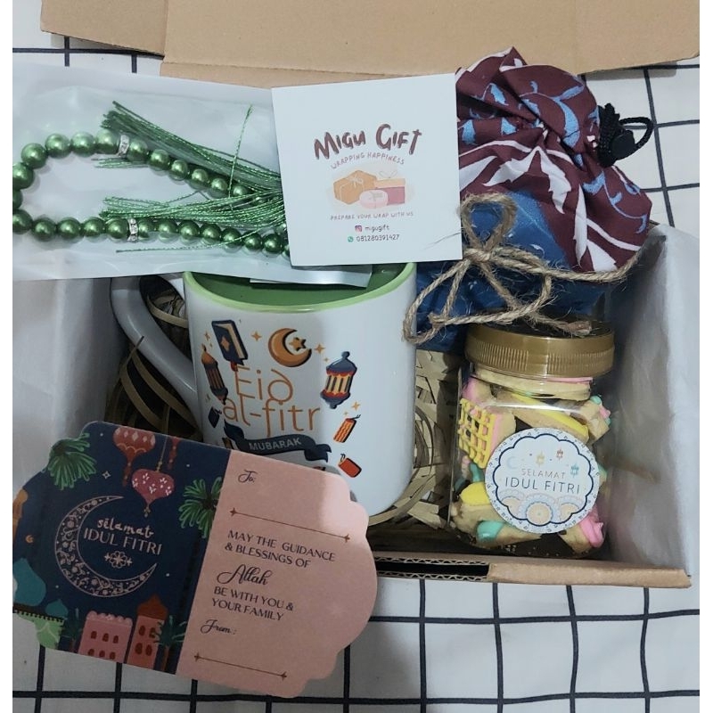 

hampers lebaran - hampers idul fitri astetik