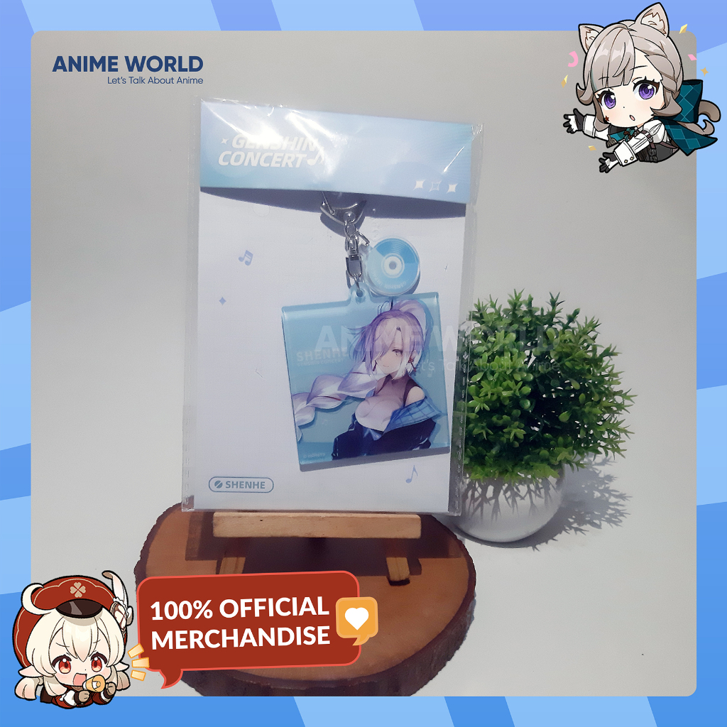 Shenhe Acrylic Key Chain - Gantungan Kunci Shenhe Genshin Concert 2022
