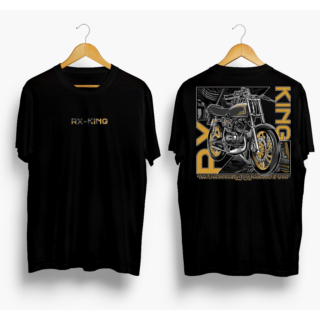 Baju Kaos Tshirt Pakaian Pria Wanita RX-KING Terbaru Keren Distro Branded Unisex Lengan Pendek Motif