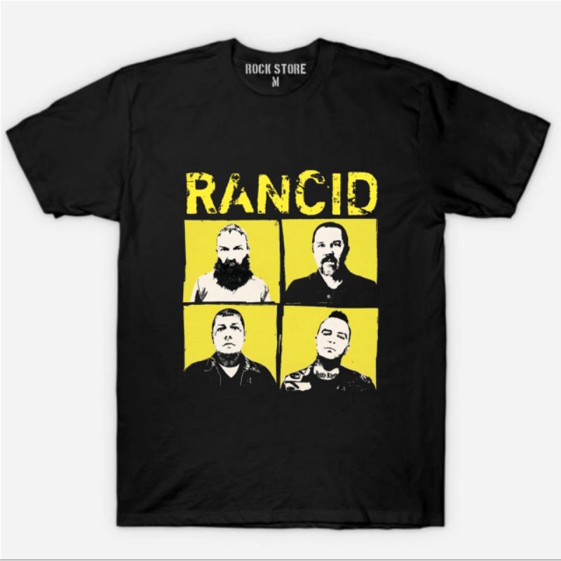 kaos RANCID dewasa Original cotton combed 24s