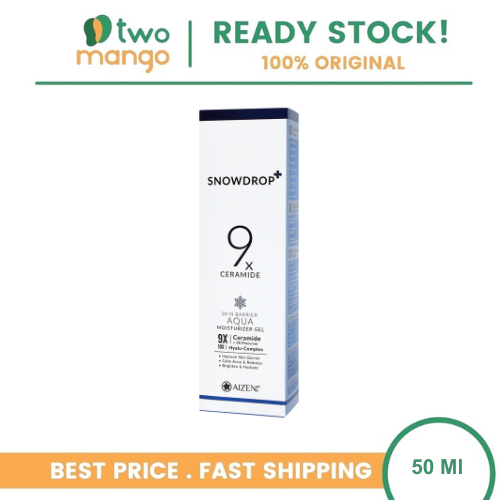 AIZEN SNOWDROP 9X CERAMIDE SKIN BARRIES AQUA MOISTURISER GEL
