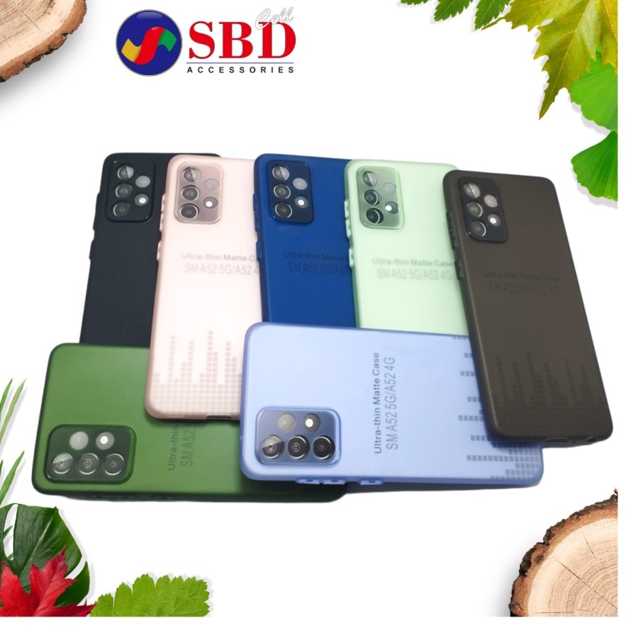 Softcase Ultra Thin Matte Slim Case 0.3MM Samsung A52s 5G A52 4G A52 5G Silicon Warna Casing Super T