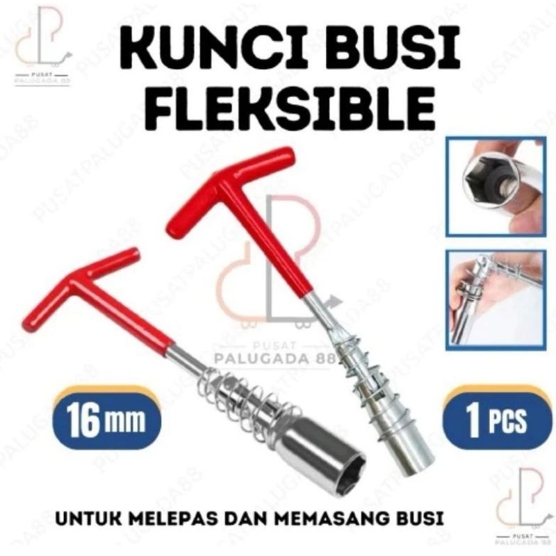 KUNCI BUSI fleksibel 16mm