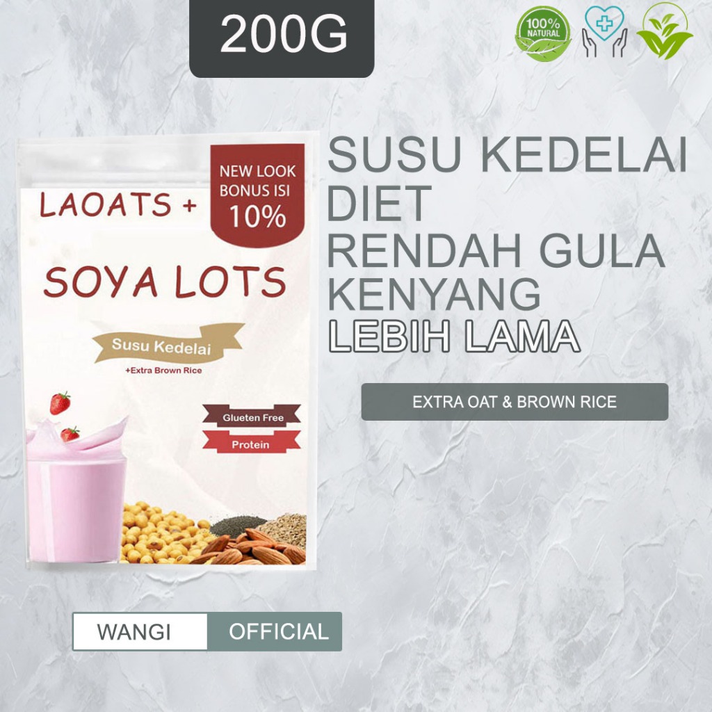 

Susu Kedelai Bubuk Oat Milk Tinggi Protein Meal Replacememt Penurun Berat Badan Laoats