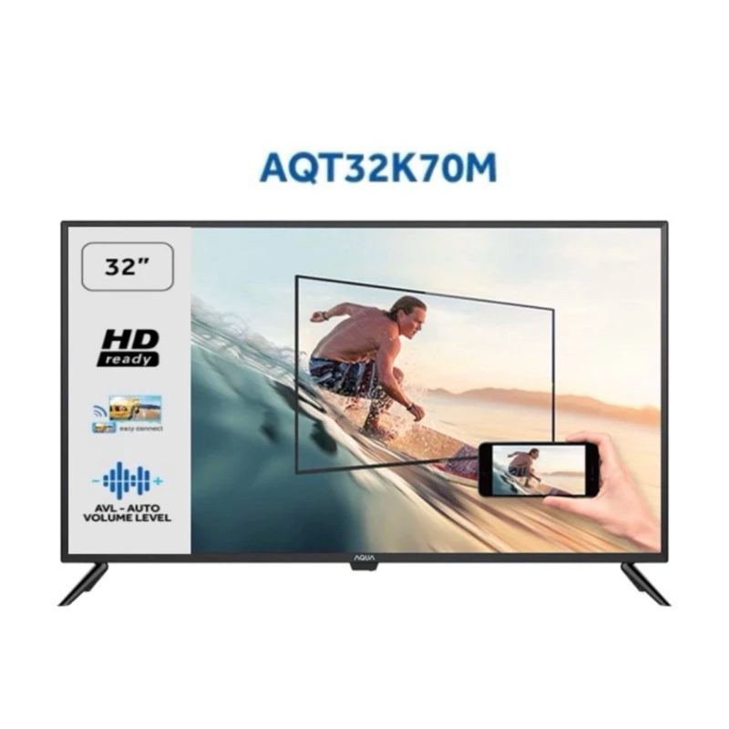 AQUA LED TV ANDROID dan DIGITAL 32INCH 32 INCH DIGITAL 32K70M