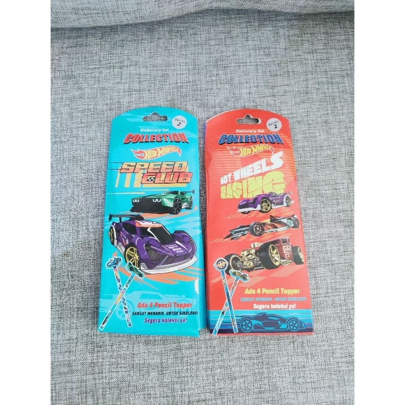 

peralatan alat tulis stationery set Hot Wheels original