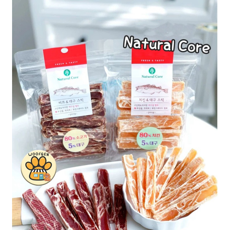 snack anjing natural core kualitas top korea jerky anjing