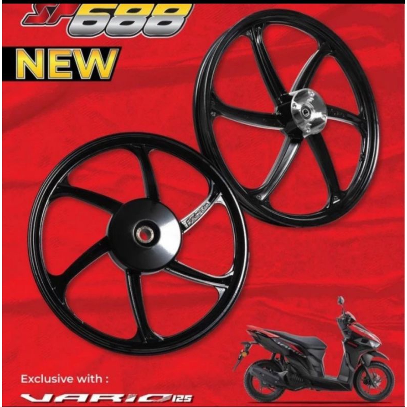 velg racing RCB sp688 vario 125 / 150 ukuran 140 - 140 ring 17