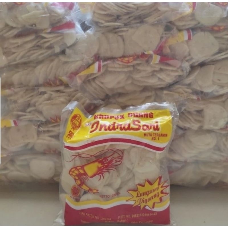 

Kerupuk Udang Indrasari Krupuk Udang Asli Indramayu Bungkus Mini 250 gr