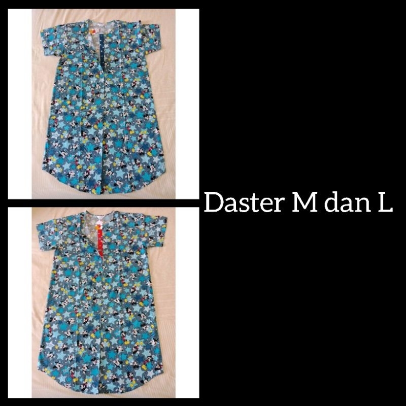 NiQta Daster Mickey M dan L biru dan merah