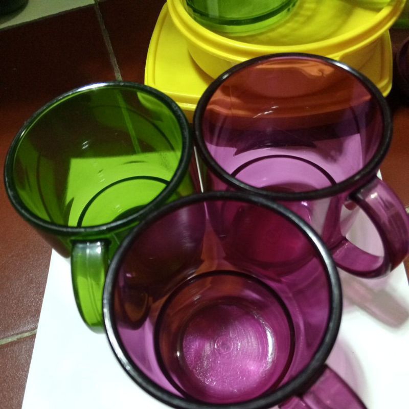 Gelas kristal Tupperware second