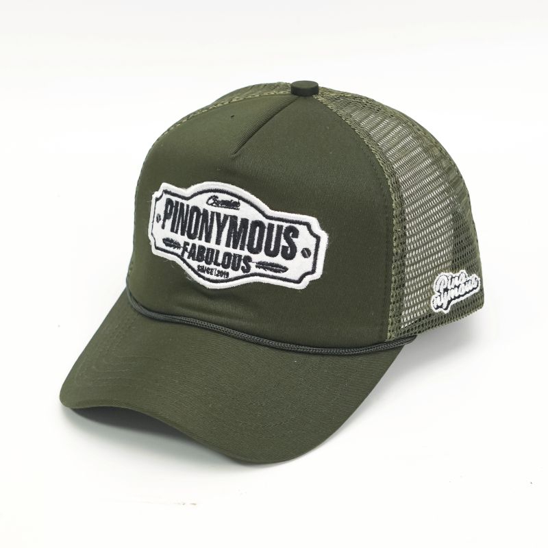 Trucker Hat Pinonymous Topi Jaring Pria Distro Original Army