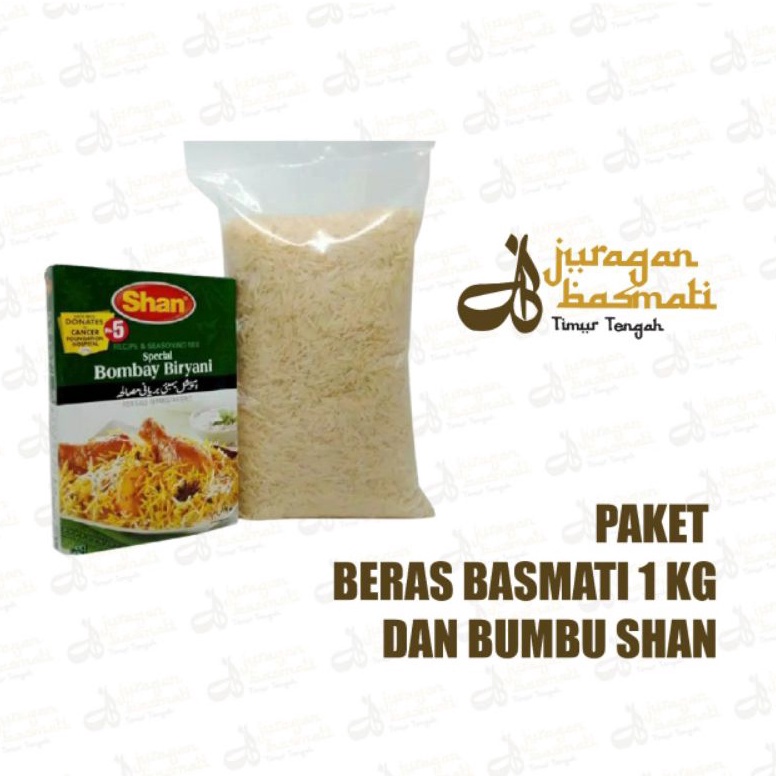 

KBS817 Realpct PAKET BERAS BASMATI 1KG BUMBU BERYANI