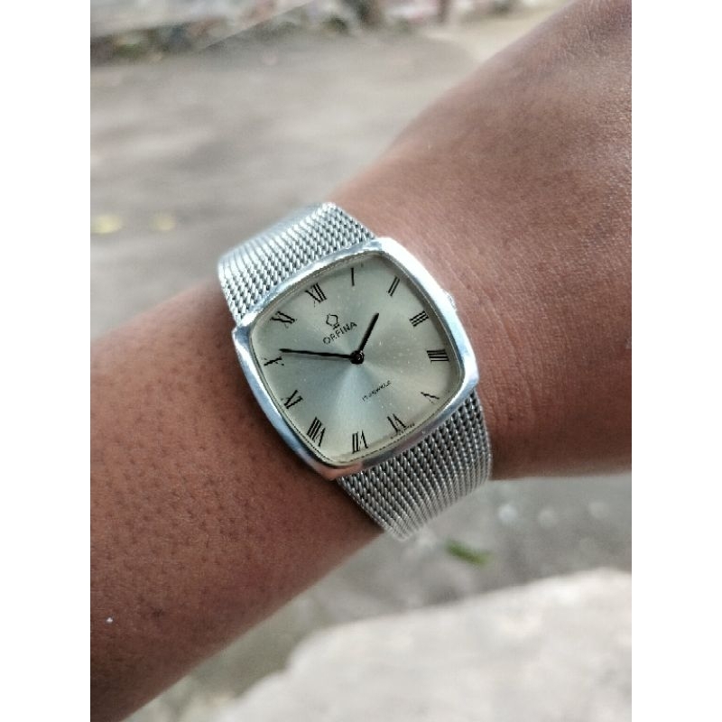JAM tangan original ORFINA vintage Swiss Made manual widing