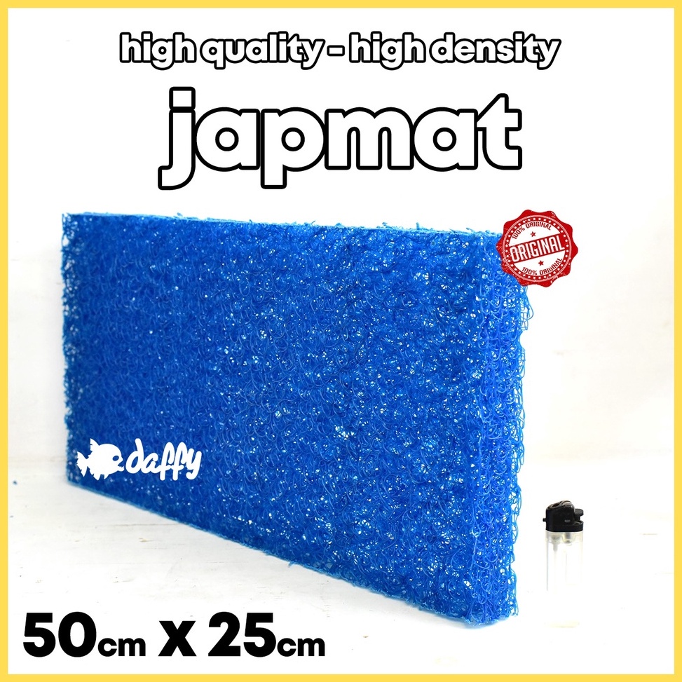 stok baru JAPMAT 5x25 cm FILTER MAT media filter mekanis