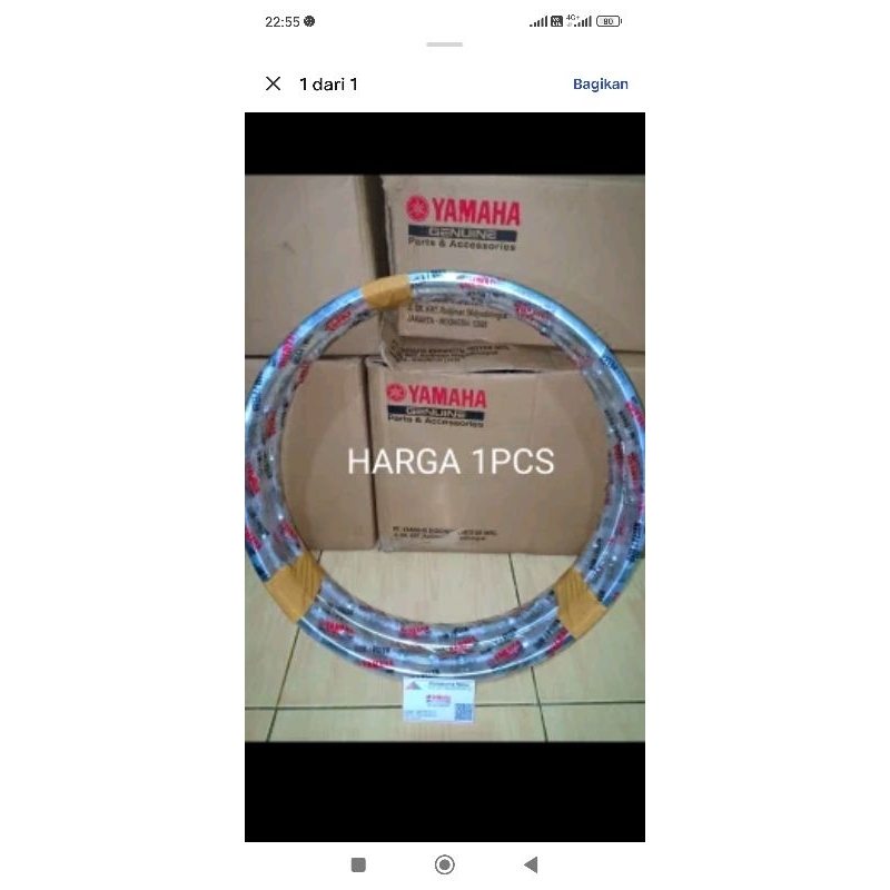 VELG DID ORIGINAL YGP GRESS BARU RING 18/160 RX KING SCORPIO HARGA SATUAN