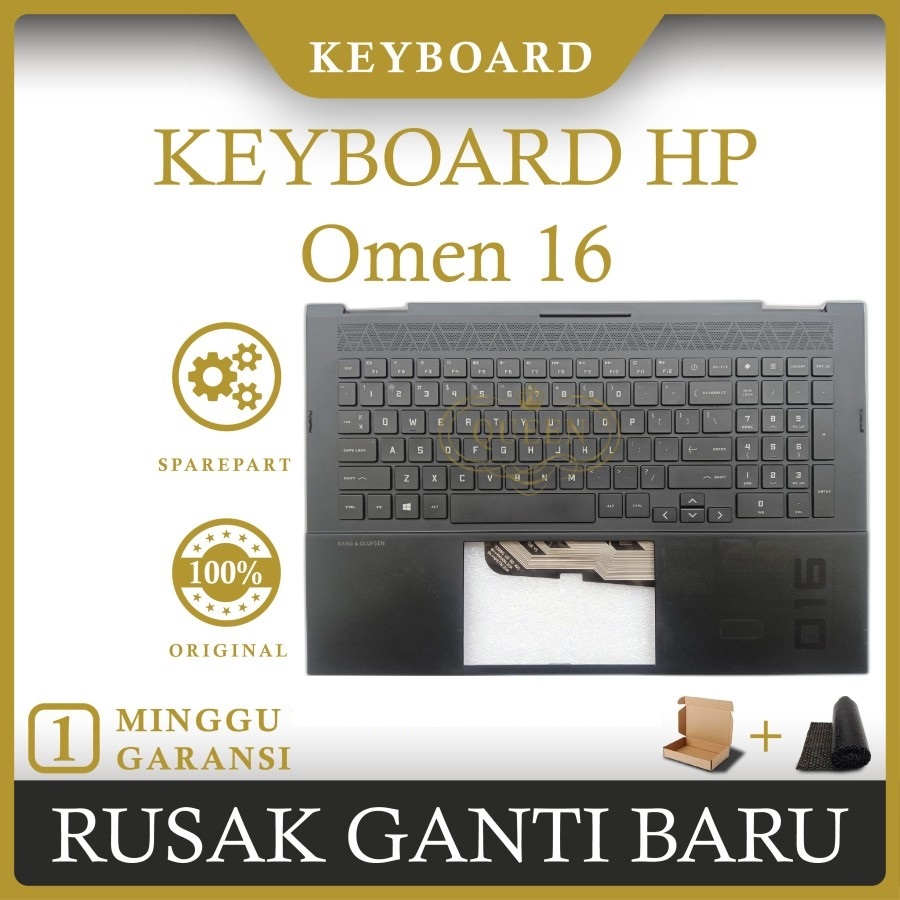 KEYBOARD FRAME LAPTOP HP Omen 16-B 16T-B ORIGINAL