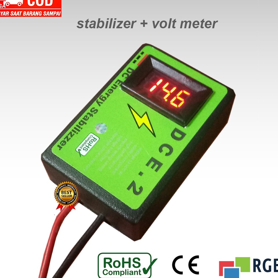 Terbaik stabilizer aki acu accu motor stabilzer aki mobil stabilizer motor mobil  volt meter
