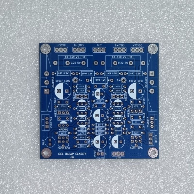 PCB Driver Power OCL Balap 2U Clarity Dual Layer