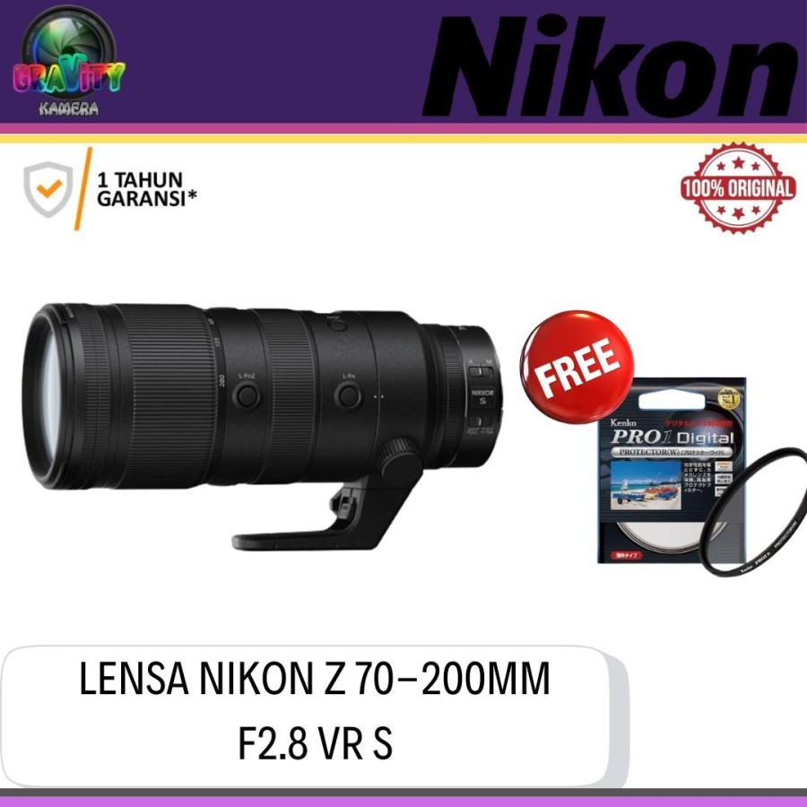 NIKON Z 70-200MM F2.8 VR S / LENSA NIKON Z 70-200MM F2.8 VR S