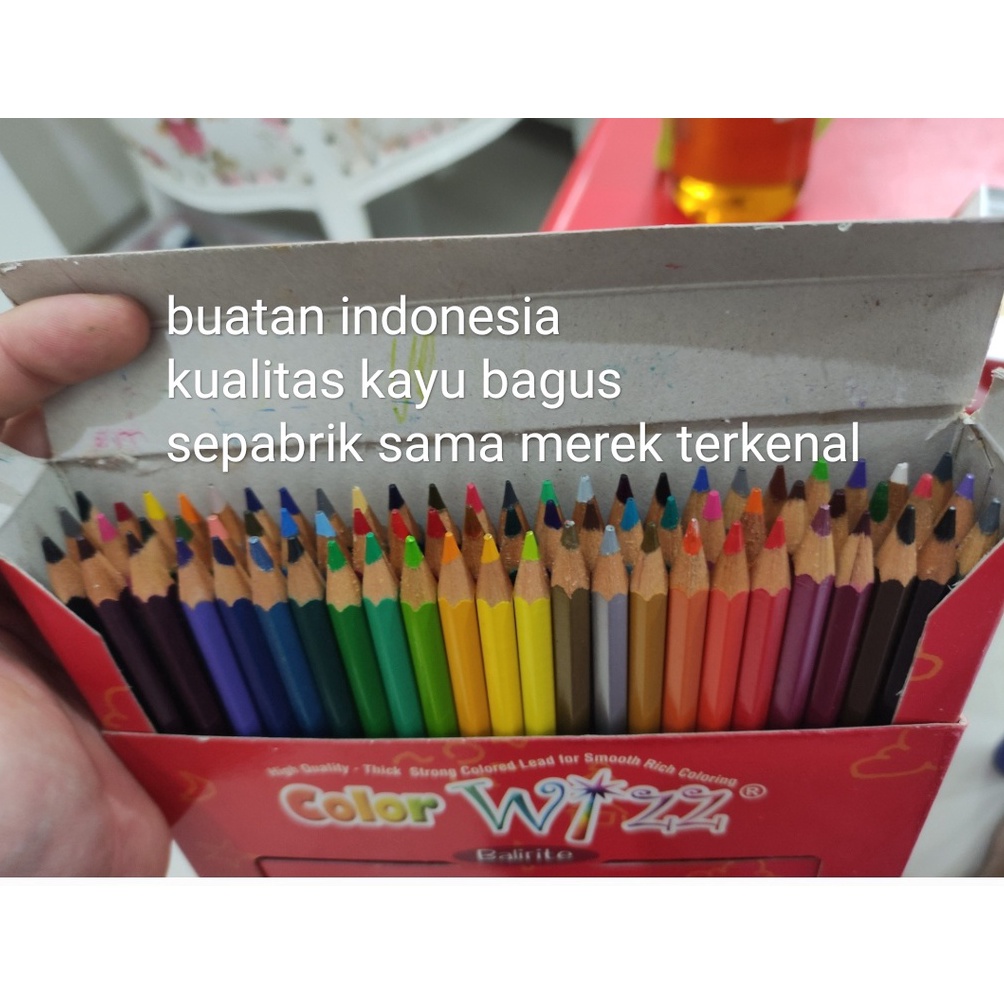 

Ready stock pensil warna color wizz balirite 72 warna classic 7AT