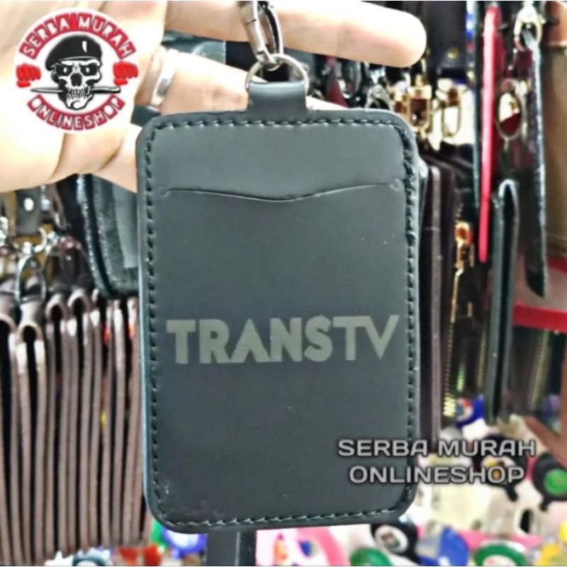 

HOLDER KALUNG ID CARD LOGO TRANS TV HITAM BEST QUALITY PREMIUM