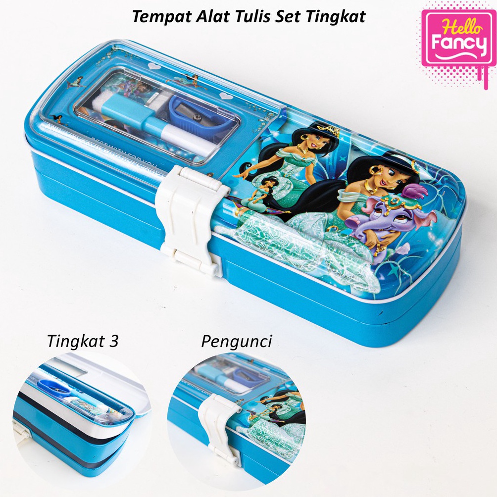 

el Keren Pencil Case Hello Fancy Study Set Whiteboard Spidol CC29 71