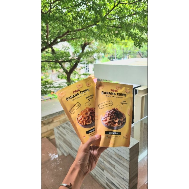 

PIBON Keripik Pisang Kepok coklat lumer