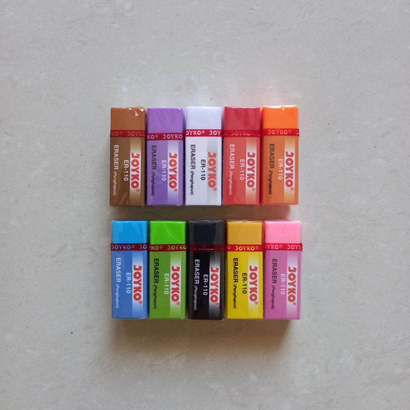 

Ay00! [ PACK ISI 40 MURAH ] Stip Eraser Penghapus Hapusan Joyko ER 110 Warna ( Ukuran 3.5 x 1.3 x