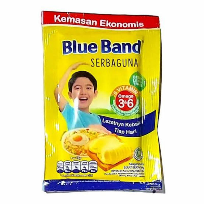 

Blueband 50gram / Blue band ekonomis / Blueband sachet / Blueband murah