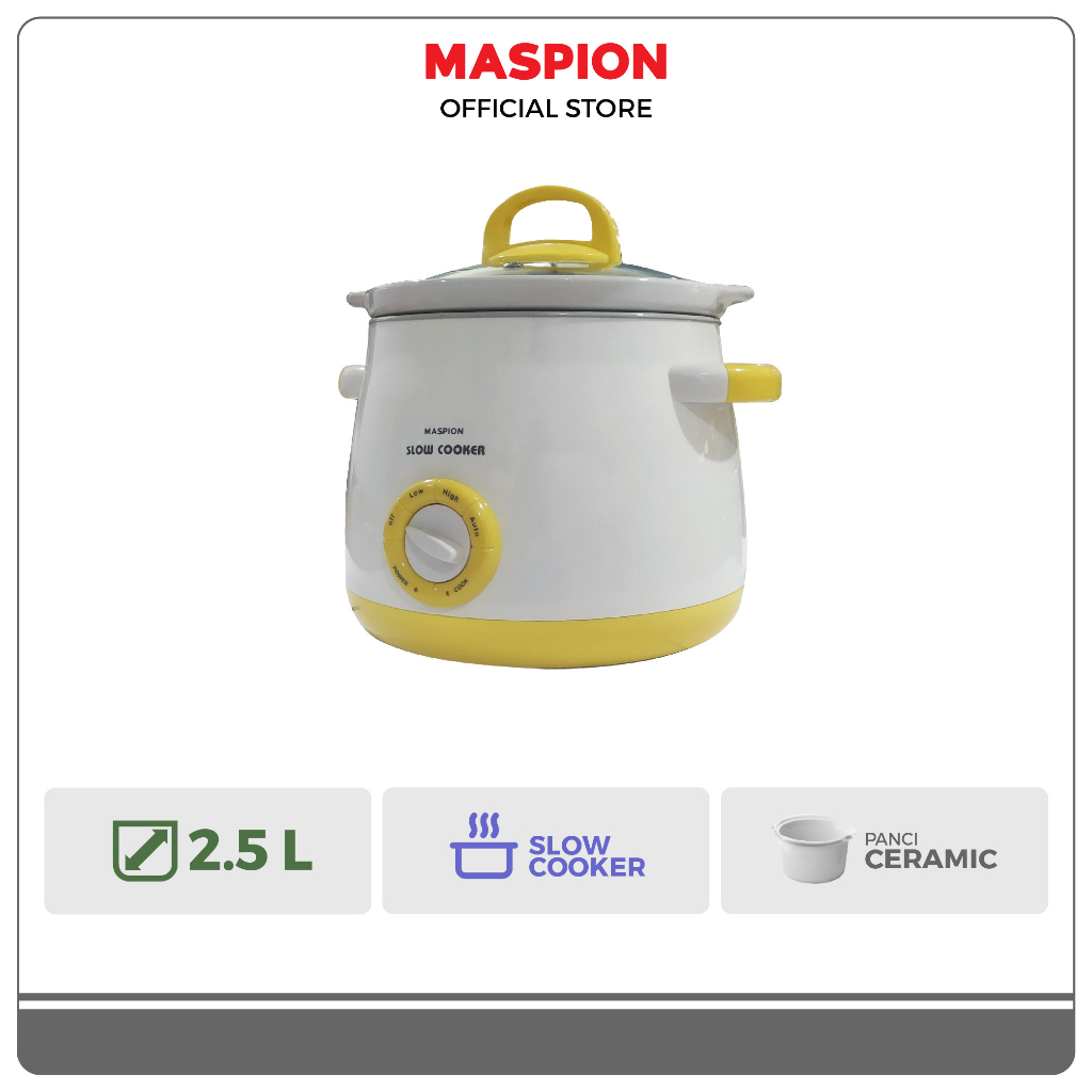 SLOW COOKER MASPION MSC 1825 / MASPION SLOW COOKER MSC 1825 [2.5 LITER]
