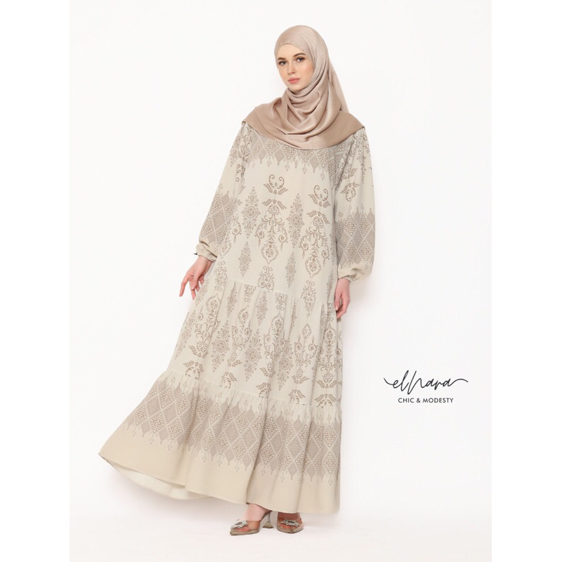 Dress Hanna set pashmina by elnara