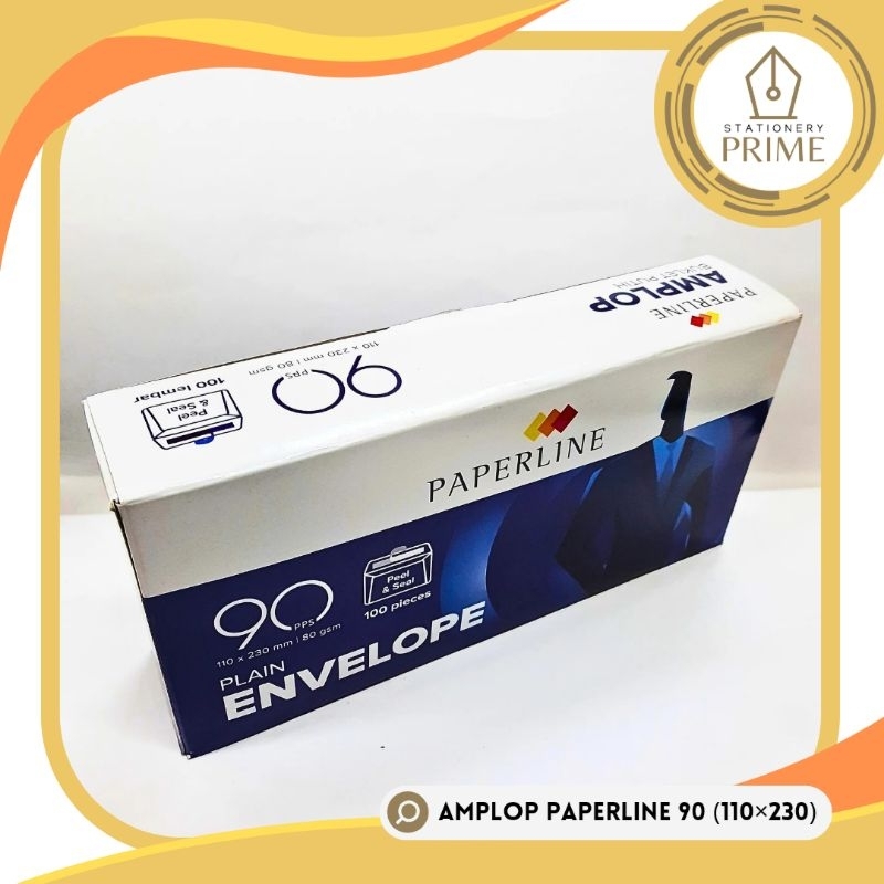 

Amplop Paperline 90 PPS Putih Polos (1 Pack isi 100 pcs)